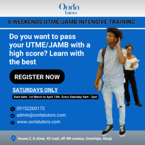 Read more about the article Oorla Tutors: Crowned the Best JAMB, UTME, and WAEC Tutoring Organisation in Abuja